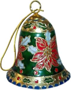GraphicsByLiz_CloisonnePoinsettiaChristmasBellOrnament_Nov2008