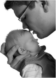 GraphicsByLiz_FatherWithNewbornSon_May2008